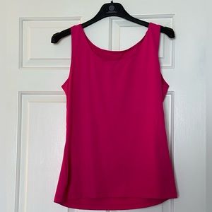 Worth magenta tank top